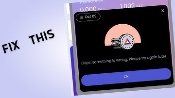 How to Fix "Oops, Something is wrong. Please try again later" in Brave Browser