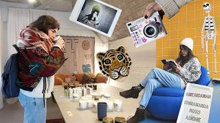 cozy studio vlog ✦ personalizing my camera, book updates & museum trips