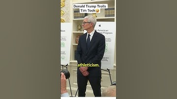Donald Trump TROLLS Apple CEO Tim Cook | Trump Had Funny Interaction With Tim Cook
