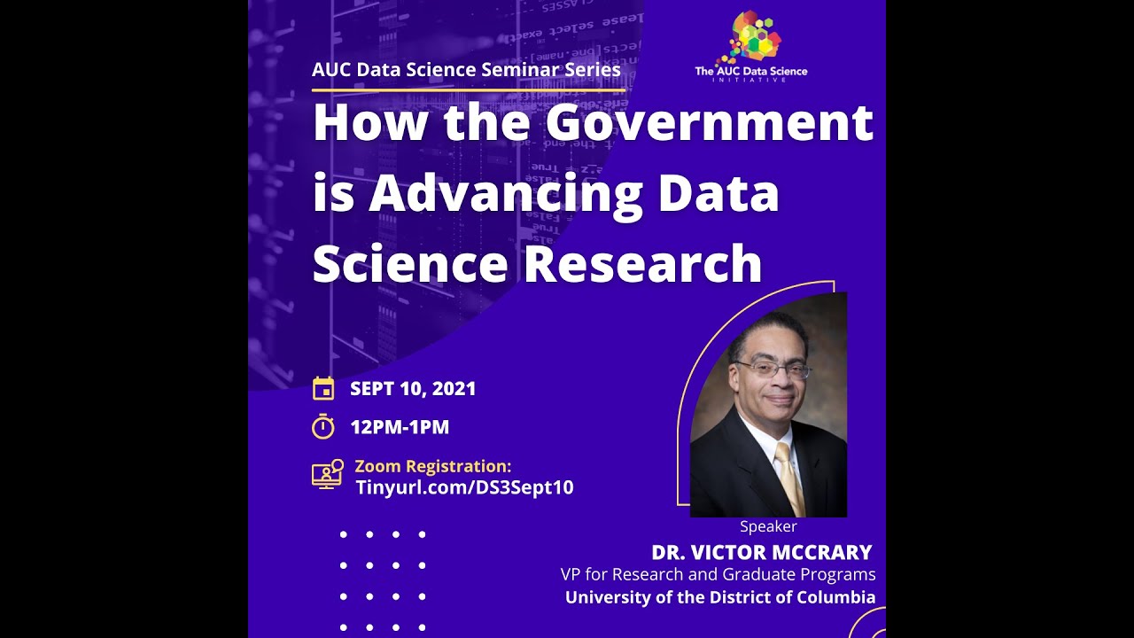 DIRECTOR'S DEBRIEF: How the Government is Advancing Data Science Research