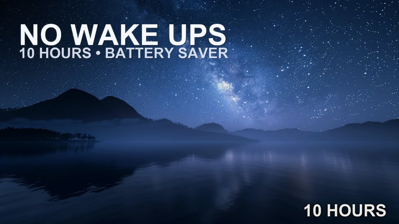 Pitch Black Screen Sleep Music (10H) • Dark Screen Zone | Deep Insomnia Relief