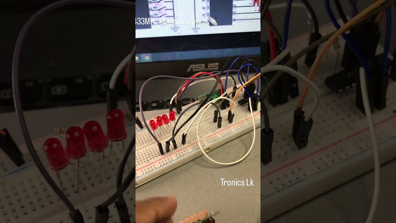 433MHz RF Communication without microcontroller 🇱🇰💻🔋🔥⚡️
