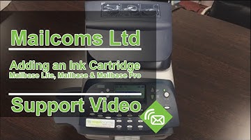 Adding Ink Cartridge to a Mailbase Lite, Mailbase & Mailbase Pro Franking Machine