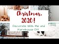 COZY CHRISTMAS DECORATE WITH ME 2020 | FARMHOUSE DECORATING IDEAS | FARMHOUSE DIY STOCKING TAGS