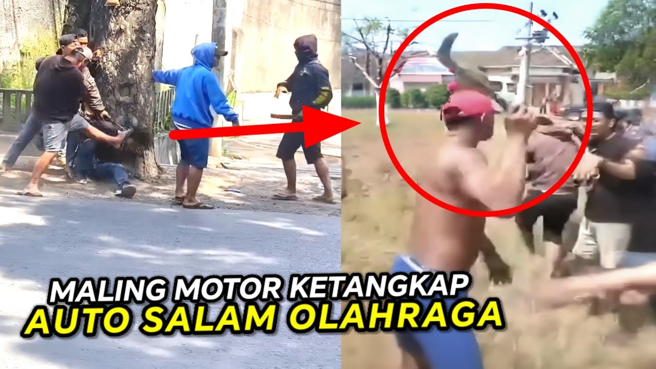 KAPOK TERKENA KARMA ‼️ Para Maling Gagal Total Lantaran Kepergok Massa