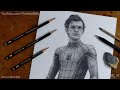 Drawing Spiderman (Tom Holland in the Marvel Movies)