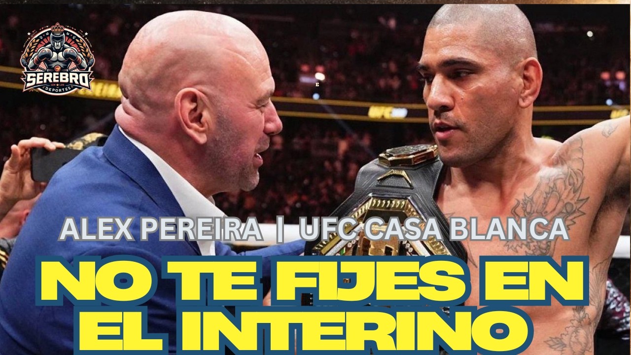 Alex Pereira busca el TRIPLE campeonato ante Ciryl Gane en la Casa Blanca | Momento histórico en UFC