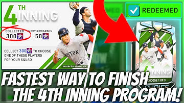 The FASTEST Way To Complete 4th Inning Program! BEST Stars Method! MLB The Show 20 Tips