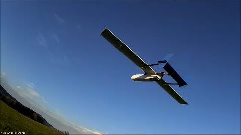 DIY RC Spectre type twin boom plane - maiden flight