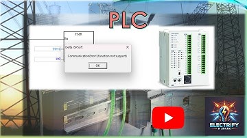 Communication Error! (function not support)...How to resolve this Error #PLC #deltaplc #ispsoft