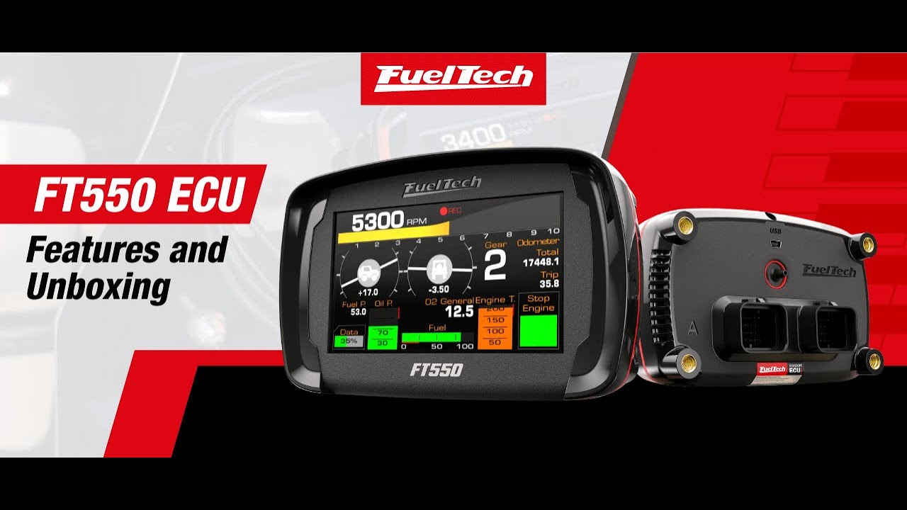 FuelTech FT550 ECU with Digital Dashboard | Official FuelTech 