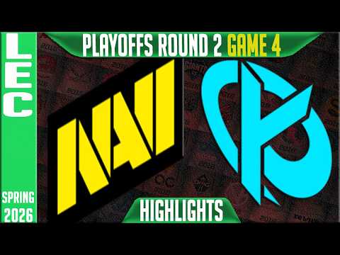 KC vs NAVI Highlights Game 4 | LEC Spring 2026 Playoffs | Karmine Corp vs Natus Vincere G4