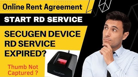 How To Check Secugen Device Rd Status | How To Renew RD Service by recharge #digitalindians #secugen