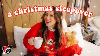 let's have a sleepover at DISNEY WORLD *christmas edition*