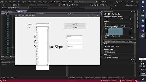 VISUAL BASIC ACTIVITY (ZODIAC SIGN)