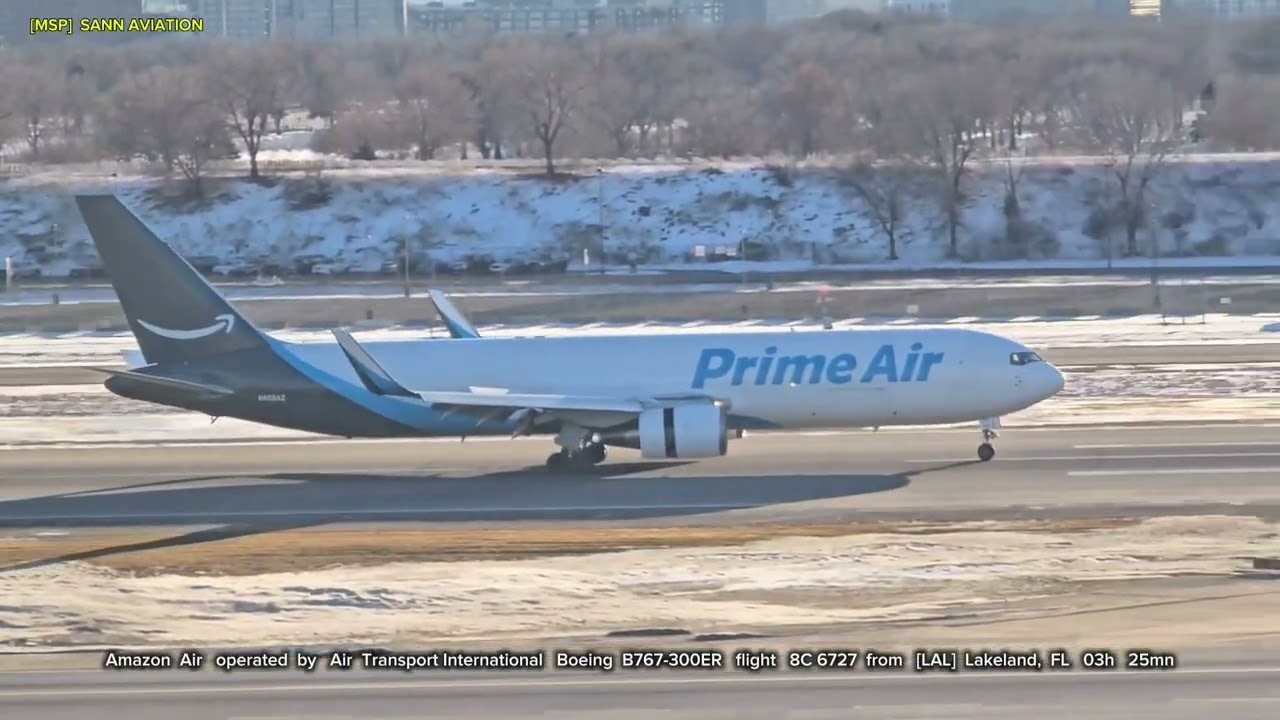 Spotting All Big Planes In MSP Int'l Airport During The Winter
