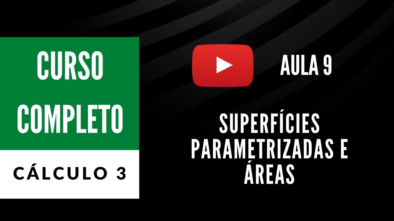 Superfícies parametrizadas e suas áreas (C3 - Aula 9)