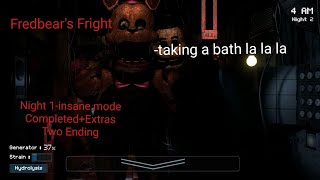 ([Fnaf] Fredbear's Fright)(Night 1-Insane Mode Completed+Two Endings+Extras)