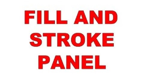 FILL AND STROKE PANEL IN THE STARCRAFT CREATE SOFTWARE