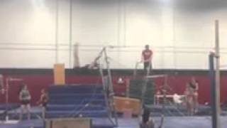 toe up to a blind full double back bars