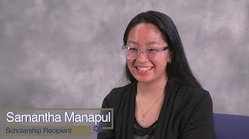 PGCC Foundation - Samantha Manapul Scholarship Impact Statement