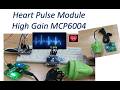 New Heart Pulse Module -MCP6004 - Green Cup Finger Probe