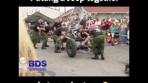 Putting A Jeep Together In Two Minutes