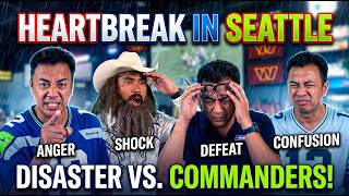 Seahawks fans after losing to the Commanders