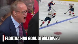 Panthers coach Paul Maurice is LIVID after goal gets overturned for offside | Stanley Cup Final