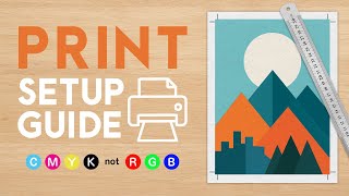 How to Set Up Artwork for Print | Simple Guide to Print-Ready Files #PrintDesign #FileSetup