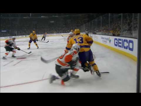 Gotta See It: Gostisbehere takes skate blade to face