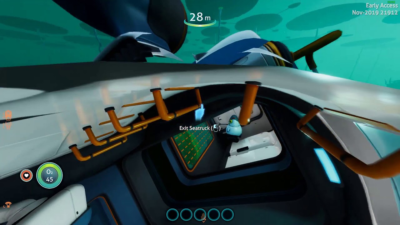 Subnautica Below Zero 21912 Releasing the spy pengling in a seatruck