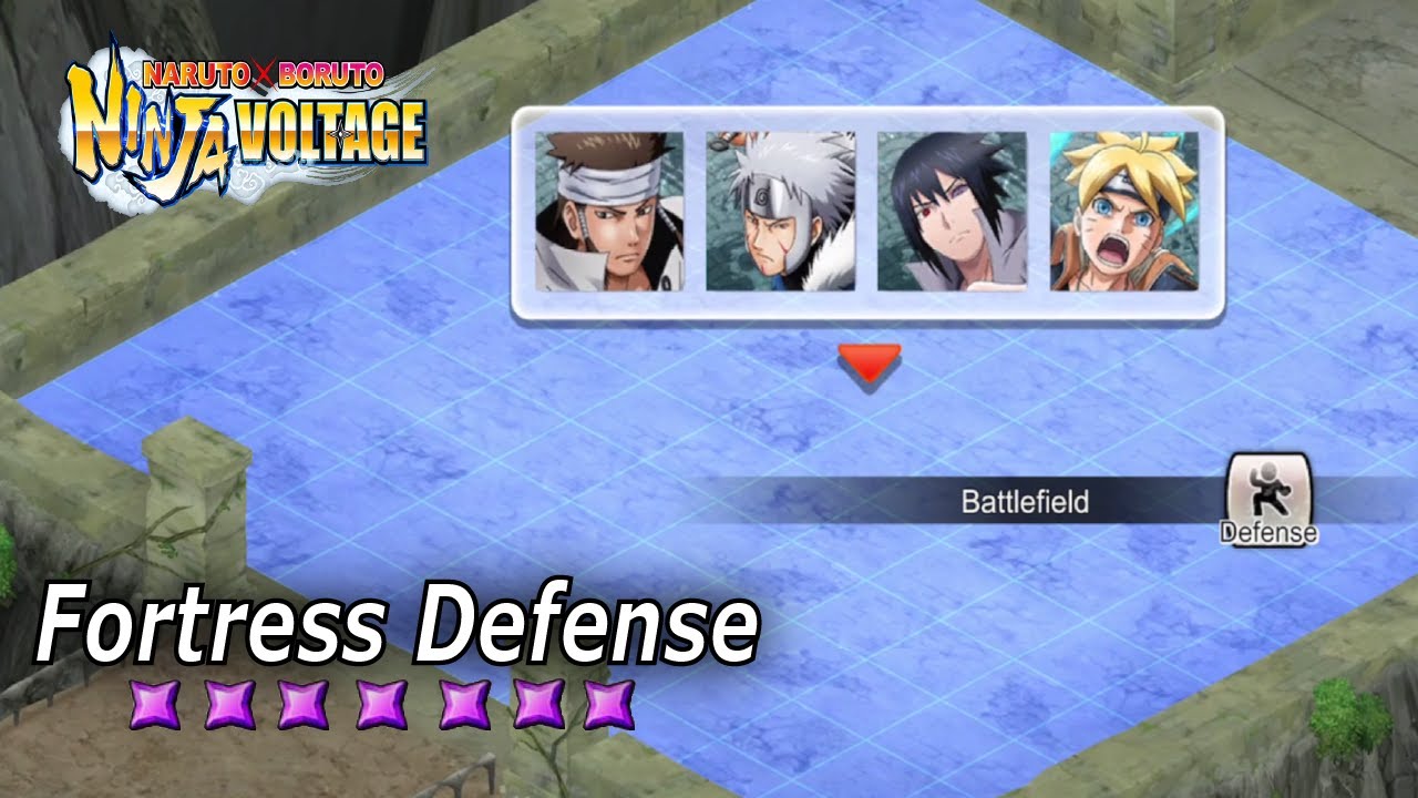 DEADLIEST F4 Shinobi - Fortress Defense【NARUTO NINJA VOLTAGE】