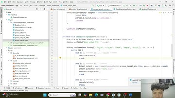 TUTORIAL MEMBUAT CETAK LAPORAN PADA APLIKASI ANDROID MENGGUNAKAN FORM DATA MAHASISWA