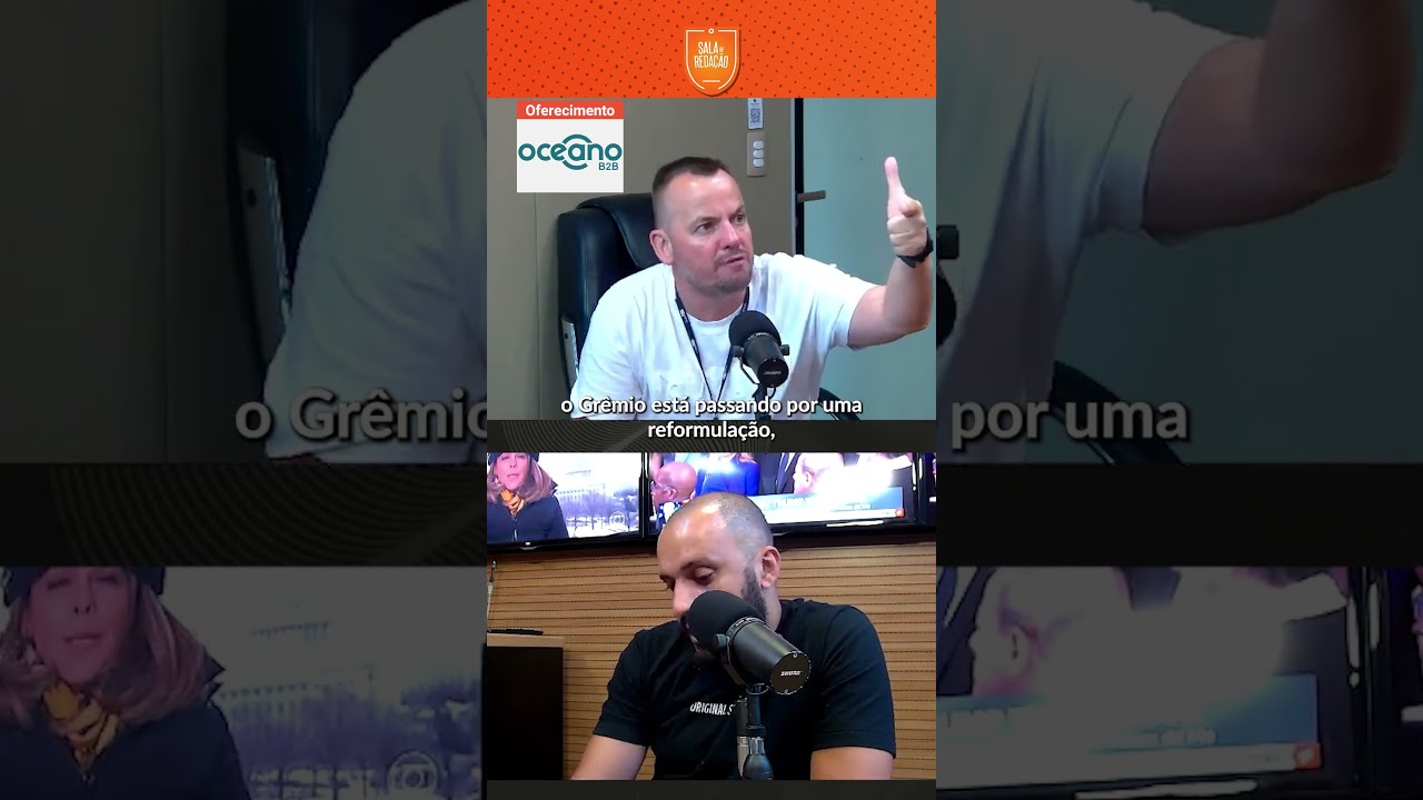 A DIFERENÇA DA DUPLA GRE-NAL 🔵x🔴 Sala de Redação