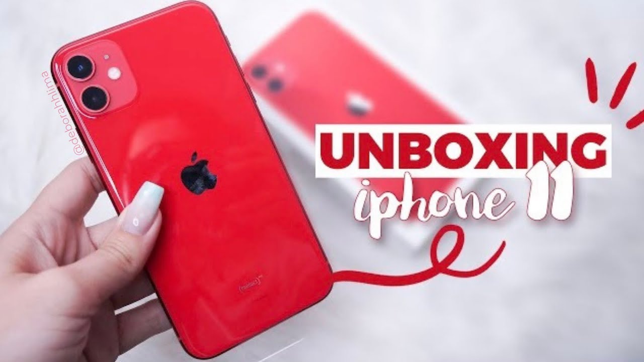 UNBOXING IPHONE 11 VERMELHO - YouTube