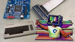 C64 Component Video Mod Prototype Testing