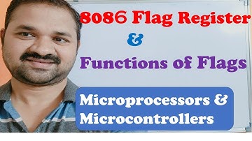 8086 Flag Register || Functions of 8086 Flags || Microprocessors and Microcontrollers