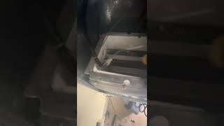 Cleaning heat exchanger with jet wash