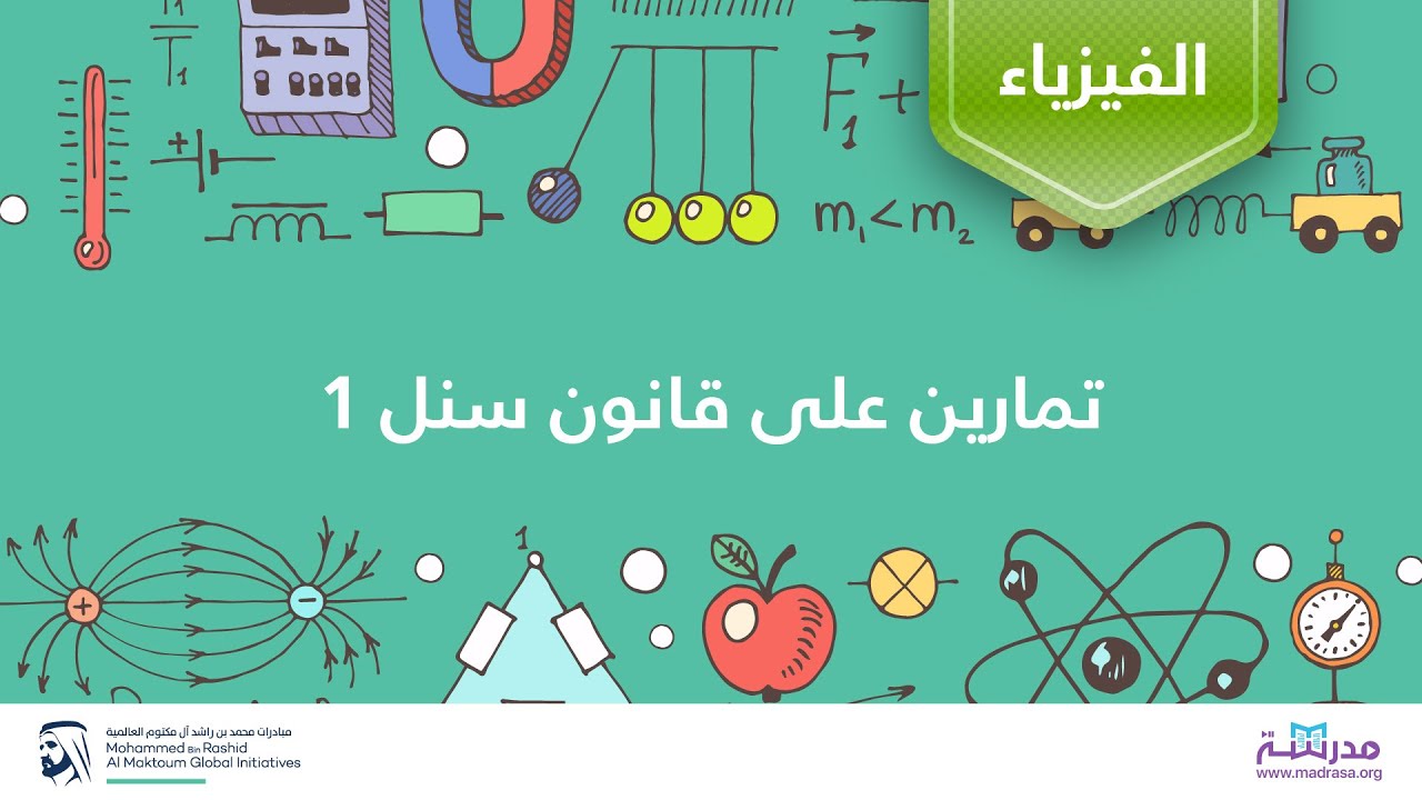 تمارين على قانون سنل-1 | الفيزياء | البصريات الهندسية