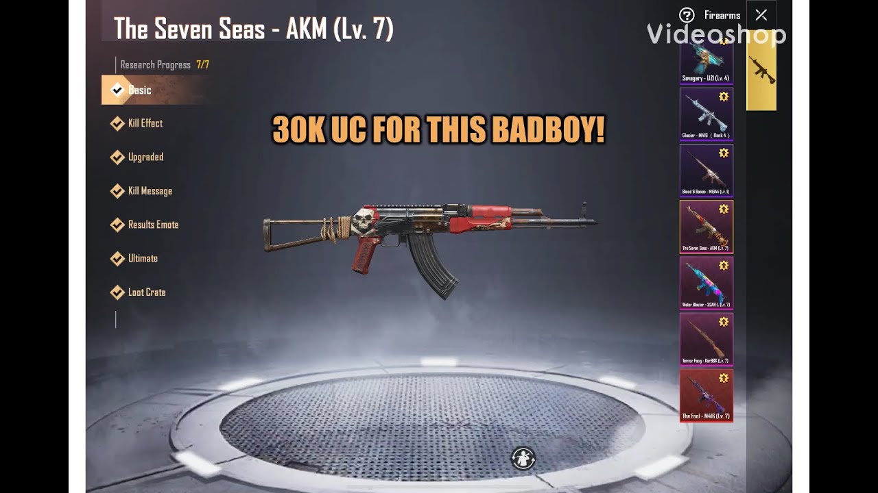 FULL UPGRADE LEVEL 7 SEVEN SEAS AKM
