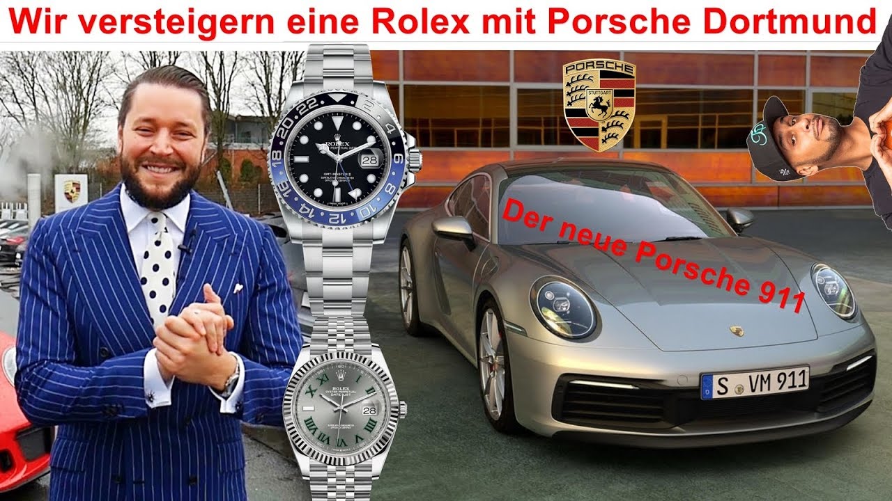 Der Neue Porsche 911 992 X Wir Versteigern Eine Rolex Batman Youtube