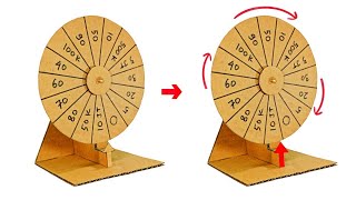 How To Make a Spinning Wheel With Cardboard | Prize Wheel | DIY Cardboard Spinning Wheel screenshot 1