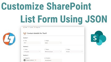 How to Customize SharePoint List Form Using JSON Formatting | SharePoint List Form Formatting