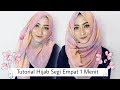 Tutorial Hijab Segi Empat Syari Pesta