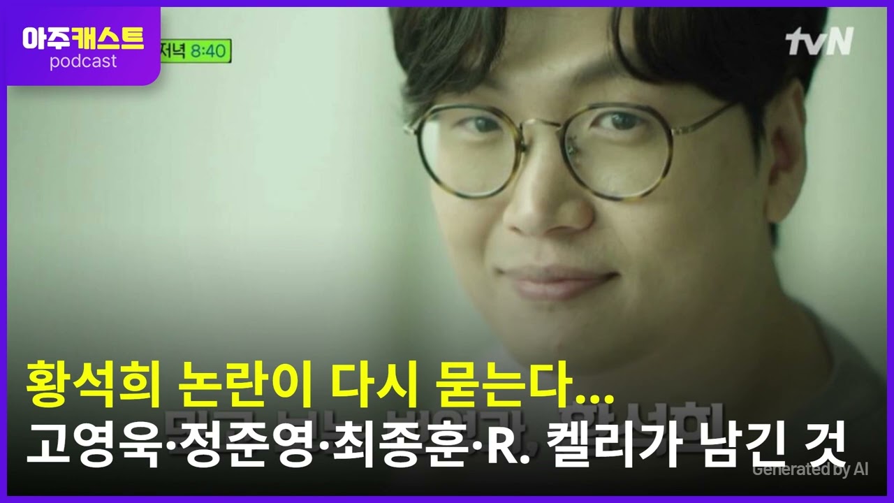 황석희 논란이 다시 묻는다…고영욱·정준영·최종훈·R. 켈리가 남긴 것