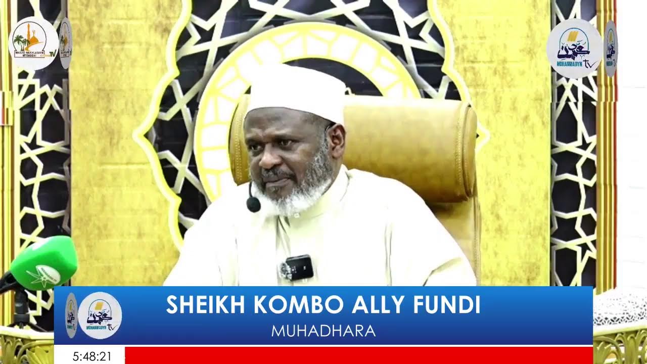 MUHADHARA~SHEIKH KOMBO ALLY FUNDI~MASJID MTENDENI