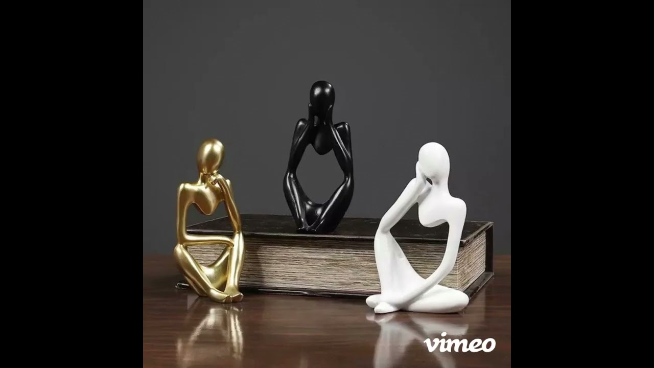 Thinker Abstract Small Sculpture home deco
