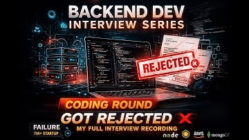 Full Real Interview Recording | Backend Developer Coding Round (Got Rejected,jan 9)