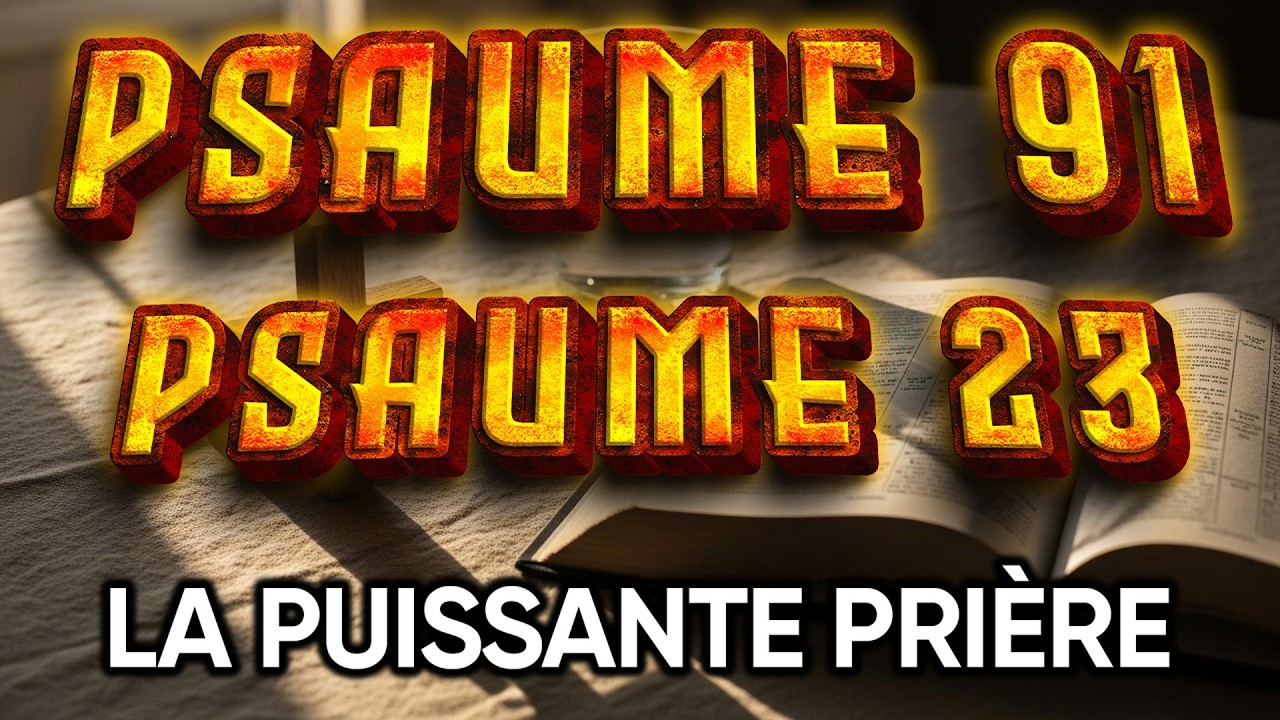 PRIÈRES POUR LE 07 MARS PSAUME 91 ET PSAUME 23   DEUX DES PRIÈRES LES PLUS PUISSANTES DE LA BIBLE 🙏